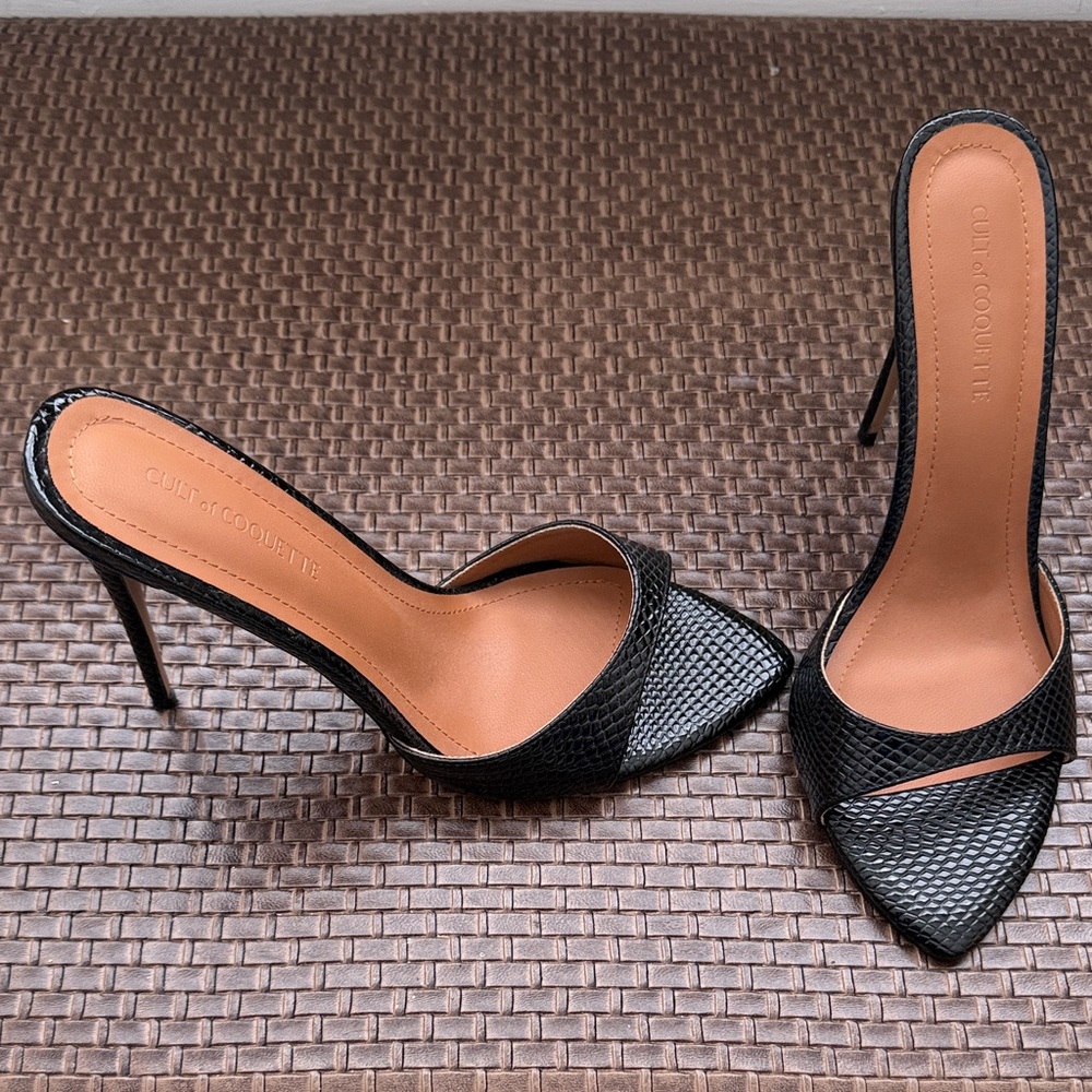 Black Stiletto Heels